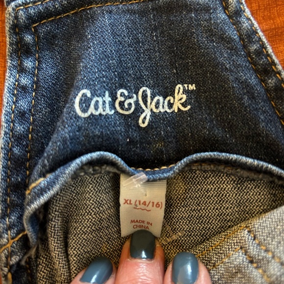 Girls Upcycled Bib Skirtall - Picture 6 of 6